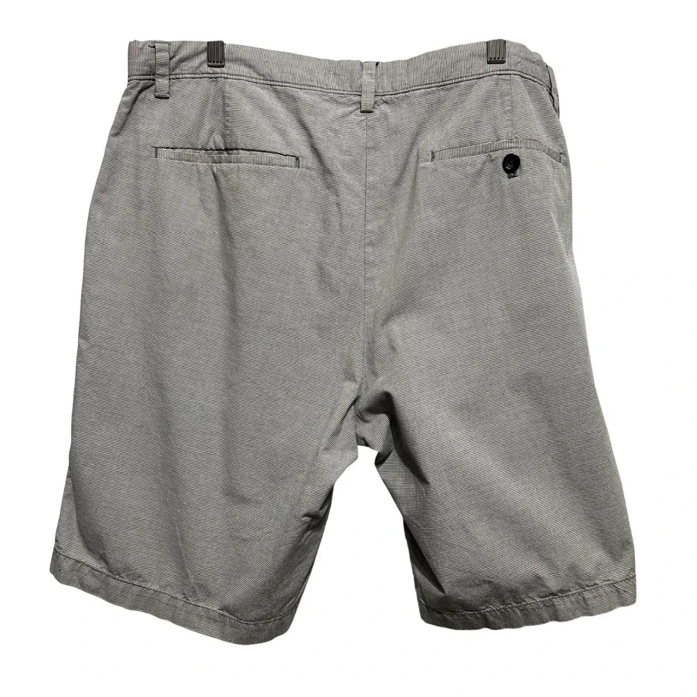 Banana Republic Men Emerson Chino Shorts 36 Brown Micro Check Golf Preppy Resort
